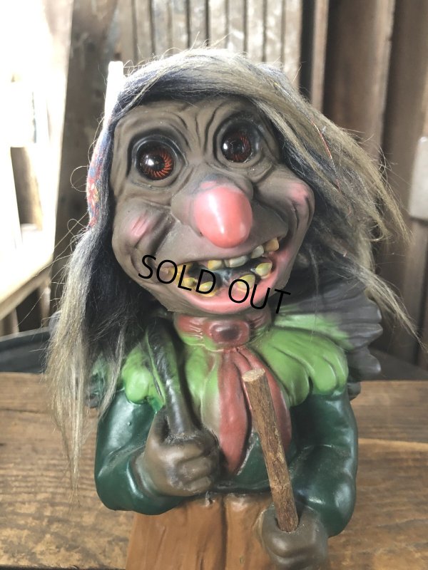 画像9: 60s Vintage Heico Troll Carrying Firewood Nodder Bobble Head (A076)