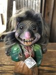画像10: 60s Vintage Heico Troll Carrying Firewood Nodder Bobble Head Small Size (A077) (10)