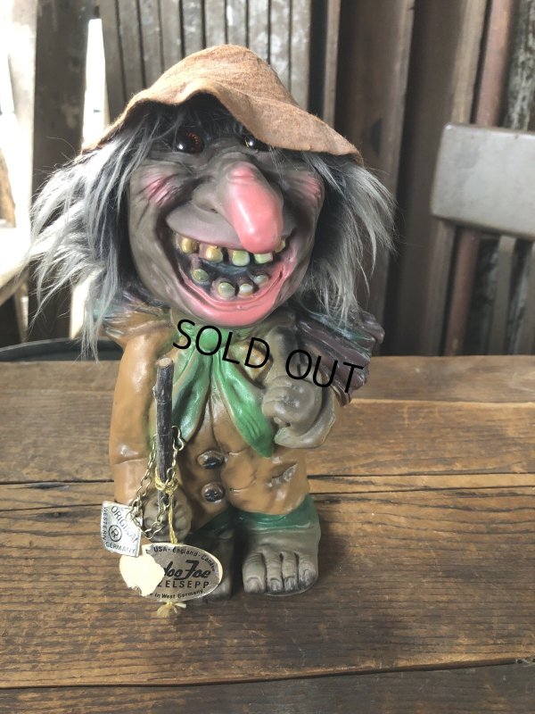 画像1: 60s Vintage Heico Troll Carrying Firewood Nodder Bobble Head (A080)
