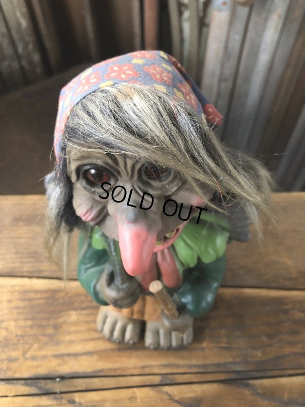 画像6: 60s Vintage Heico Troll Carrying Firewood Nodder Bobble Head (A076)