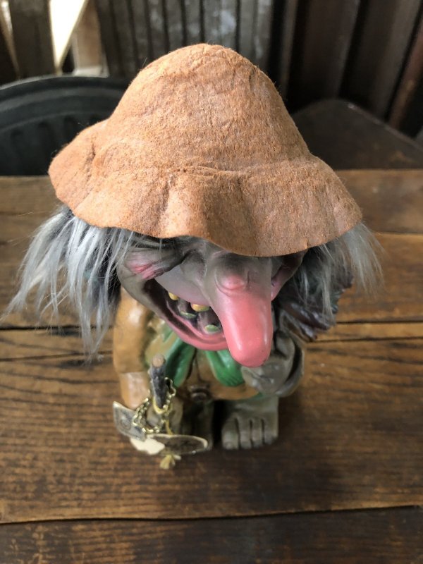 画像6: 60s Vintage Heico Troll Carrying Firewood Nodder Bobble Head (A080)
