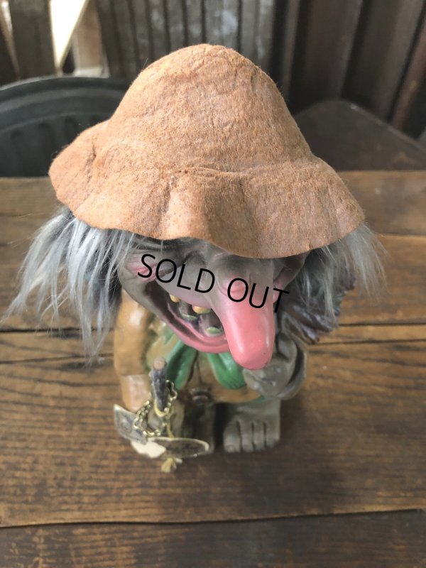 画像6: 60s Vintage Heico Troll Carrying Firewood Nodder Bobble Head (A080)