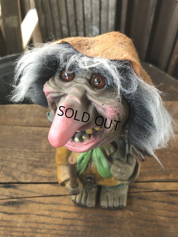 画像7: 60s Vintage Heico Troll Carrying Firewood Nodder Bobble Head (A079)