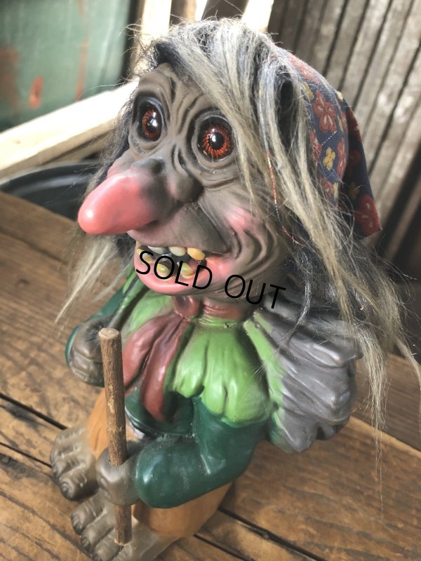画像8: 60s Vintage Heico Troll Carrying Firewood Nodder Bobble Head (A076)