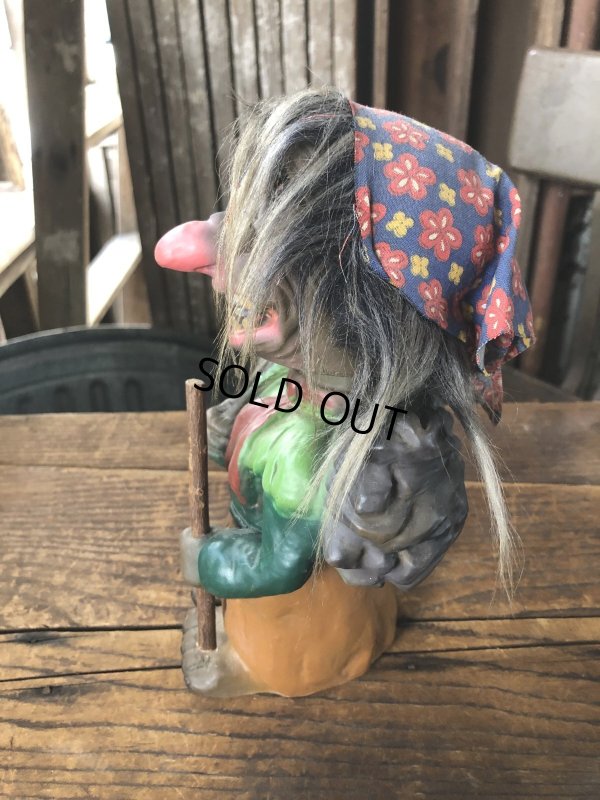 画像4: 60s Vintage Heico Troll Carrying Firewood Nodder Bobble Head (A076)
