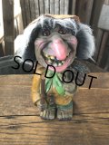60s Vintage Heico Troll Carrying Firewood Nodder Bobble Head (A079)