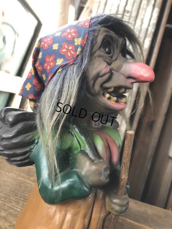 画像7: 60s Vintage Heico Troll Carrying Firewood Nodder Bobble Head (A076)
