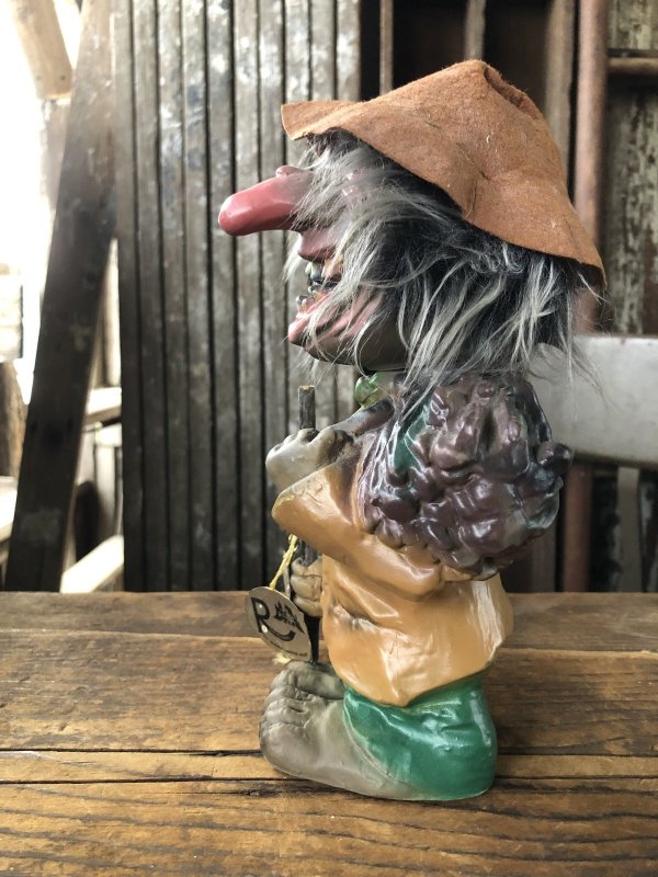 画像4: 60s Vintage Heico Troll Carrying Firewood Nodder Bobble Head (A080)