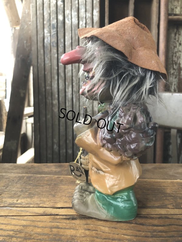 画像4: 60s Vintage Heico Troll Carrying Firewood Nodder Bobble Head (A080)