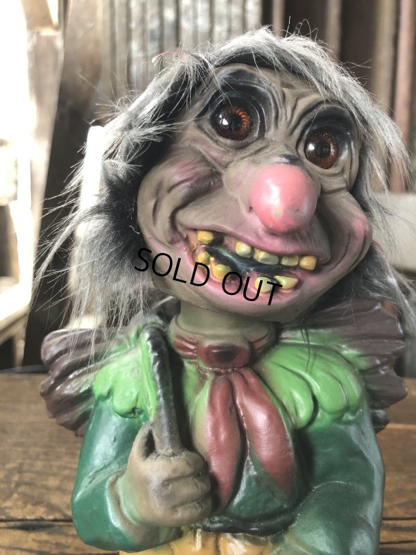画像10: 60s Vintage Heico Troll Carrying Firewood Nodder Bobble Head (A075)