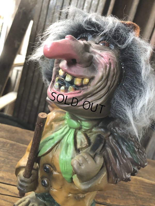 画像9: 60s Vintage Heico Troll Carrying Firewood Nodder Bobble Head (A079)