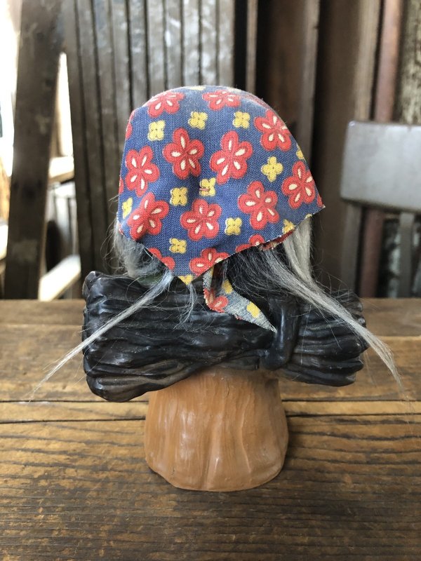 画像3: 60s Vintage Heico Troll Carrying Firewood Nodder Bobble Head Small Size (A078)