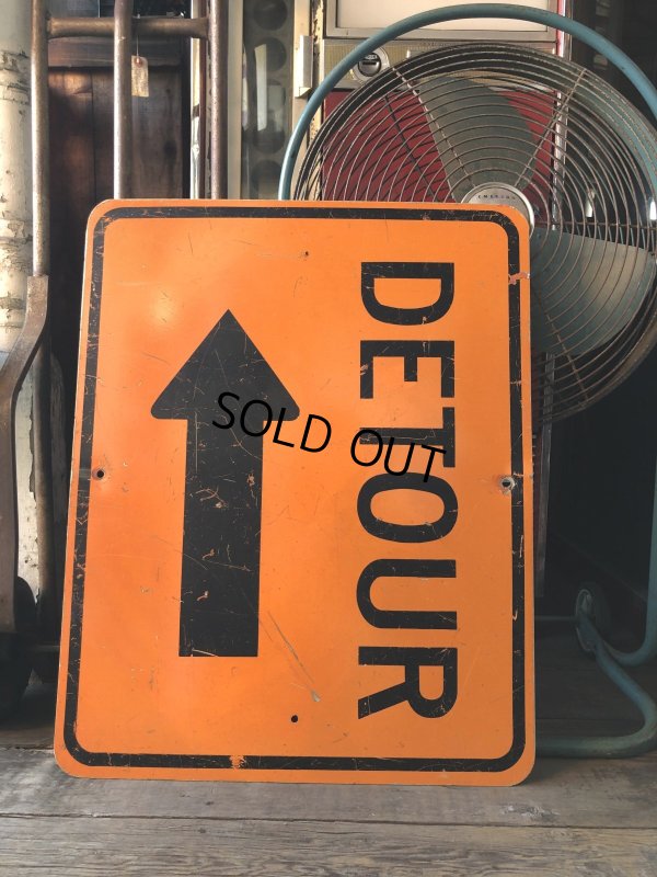 画像4: Vintage Road Sign DETOUR (A081)