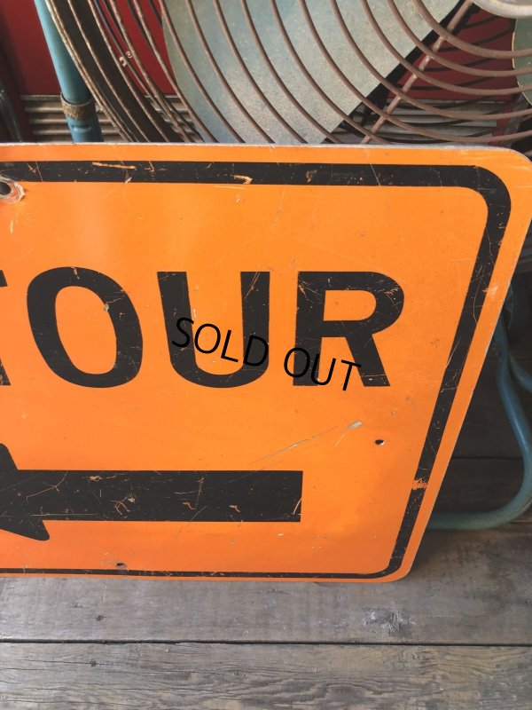 画像3: Vintage Road Sign DETOUR (A081)