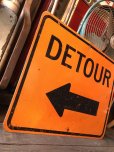 画像2: Vintage Road Sign DETOUR (A081) (2)