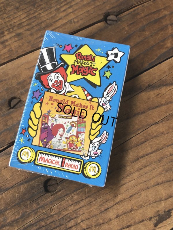 画像1: 1995 McDonalds Happy Meal Cassette Tape Ronald Makes It Magic #1 (A083) 　　