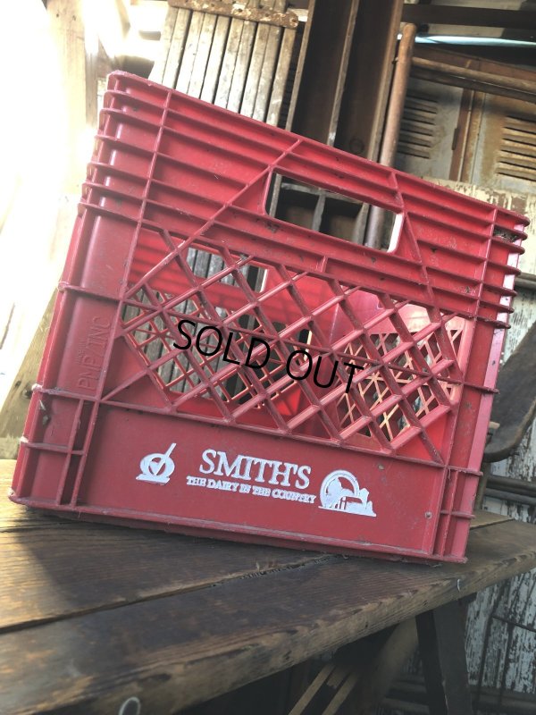 画像4: Vintage USA  DAIRY FOODS Heavy Duty Plastic Milk Crate SMITH'S (C) 