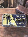 Early 1900s Antique GAIL & AX NAVY Tobacco Tin Can (A085) 