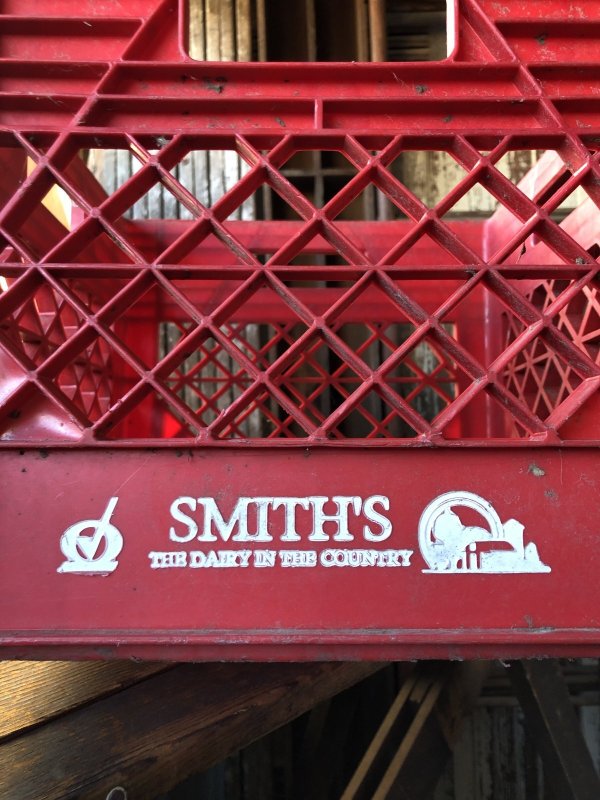 画像5: Vintage USA  DAIRY FOODS Heavy Duty Plastic Milk Crate SMITH'S (C) 