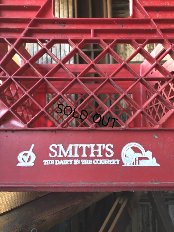 画像5: Vintage USA  DAIRY FOODS Heavy Duty Plastic Milk Crate SMITH'S (C) 