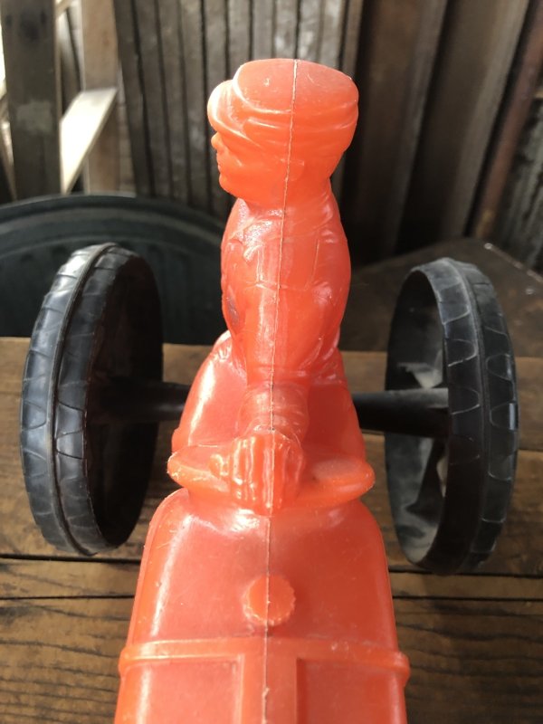 画像5: 60s Vintage Empire Tractor Plastic Mold Toy Red (A086)