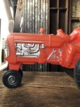 画像13: 60s Vintage Empire Tractor Plastic Mold Toy Red (A086) (13)