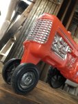 画像12: 60s Vintage Empire Tractor Plastic Mold Toy Red (A086) (12)