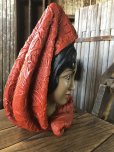 画像5: Vintage Mid-Century Marwal Chalkware Head Bust Statue (A088)  (5)