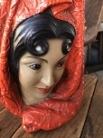 画像7: Vintage Mid-Century Marwal Chalkware Head Bust Statue (A088)  (7)