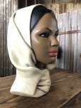 画像5: Vintage Mid-Century Marwal Chalkware Head Bust Statue (A089)  (5)