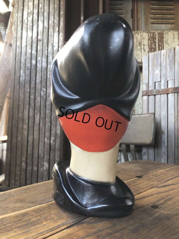 画像3: Vintage Mid-Century Marwal Chalkware Head Bust Statue (A087) 