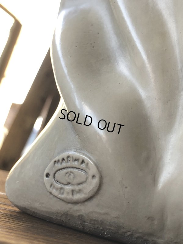 画像4: Vintage Mid-Century Marwal Chalkware Head Bust Statue (A089) 