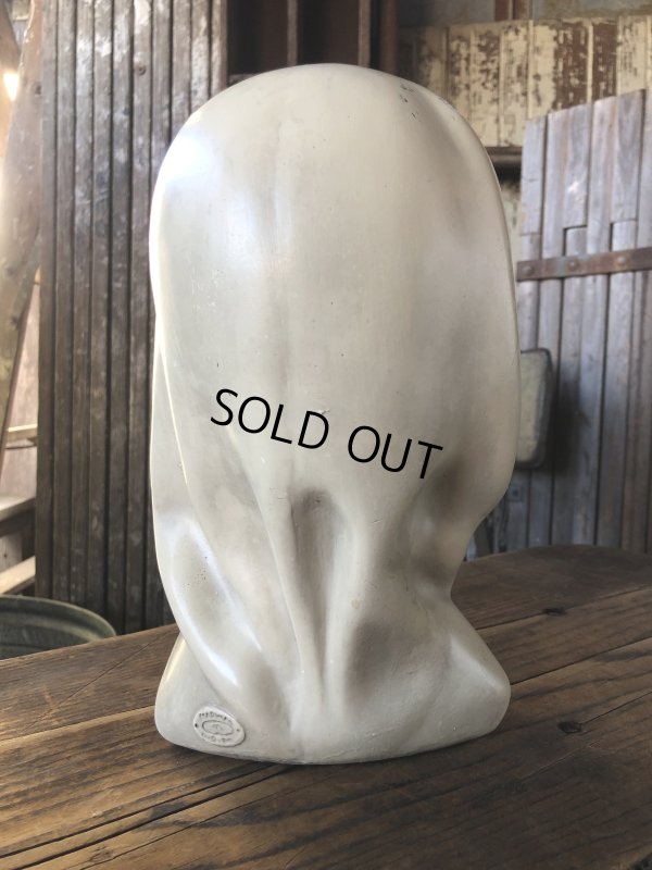 画像3: Vintage Mid-Century Marwal Chalkware Head Bust Statue (A089) 