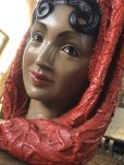 画像8: Vintage Mid-Century Marwal Chalkware Head Bust Statue (A088)  (8)