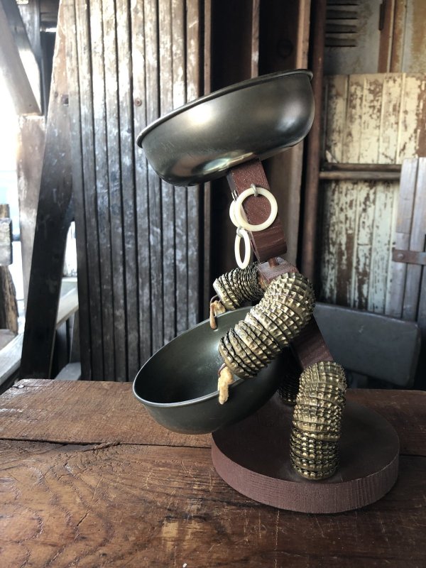 画像9: 50s Vintage Bottle Cap Man Figurine Mid Century Folk Art (A090) 