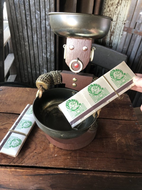 画像13: 50s Vintage Bottle Cap Man Figurine Mid Century Folk Art (A090) 