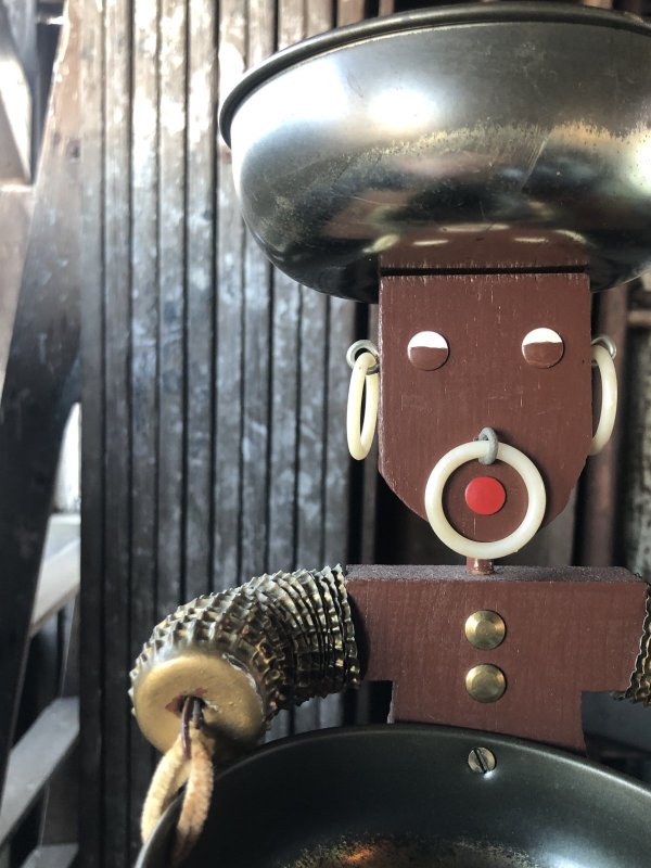 画像11: 50s Vintage Bottle Cap Man Figurine Mid Century Folk Art (A090) 