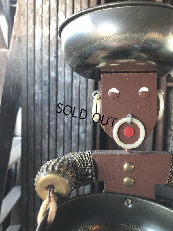 画像11: 50s Vintage Bottle Cap Man Figurine Mid Century Folk Art (A090) 