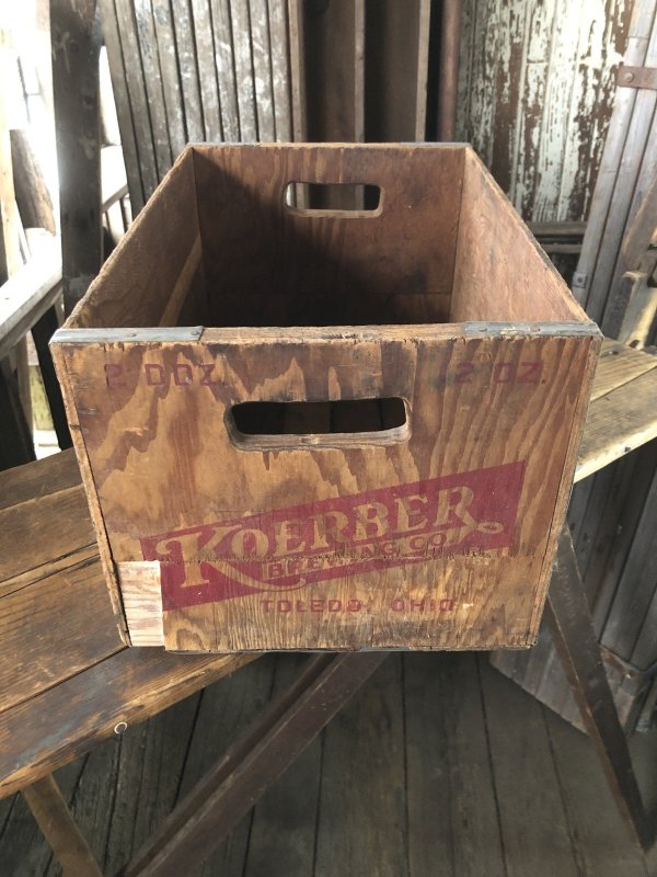 画像3: Vintage USA  Advertising Wood Box KOERBER BREWING (A094) 