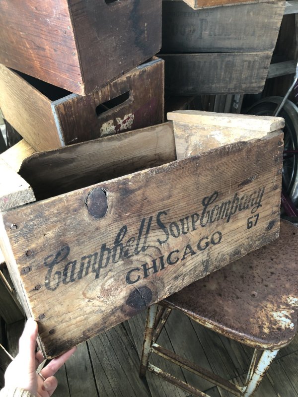 画像18: Vintage USA  Advertising Wood Box Campbell Soup Company 67 (A097) 