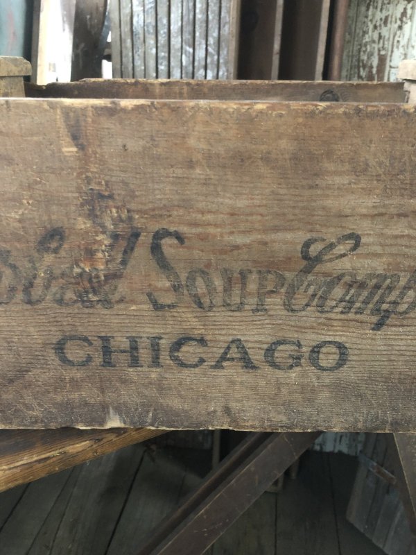 画像10: Vintage USA  Advertising Wood Box Campbell Soup Company 67 (A097) 