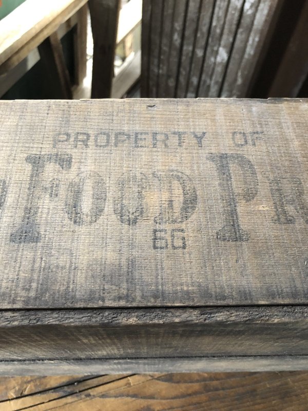 画像9: Vintage USA  Advertising Wood Box FRIGID FOOD PRODUCTS 66 (A091) 