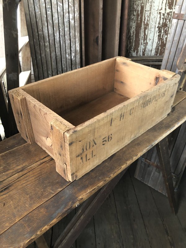 画像3: Vintage USA  Advertising Wood Box IHC SUBPLUS BOX 56 (A096) 