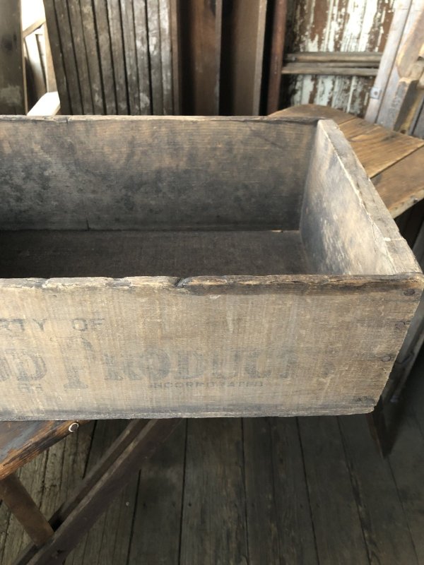 画像13: Vintage USA  Advertising Wood Box FRIGID FOOD PRODUCTS 66 (A091) 