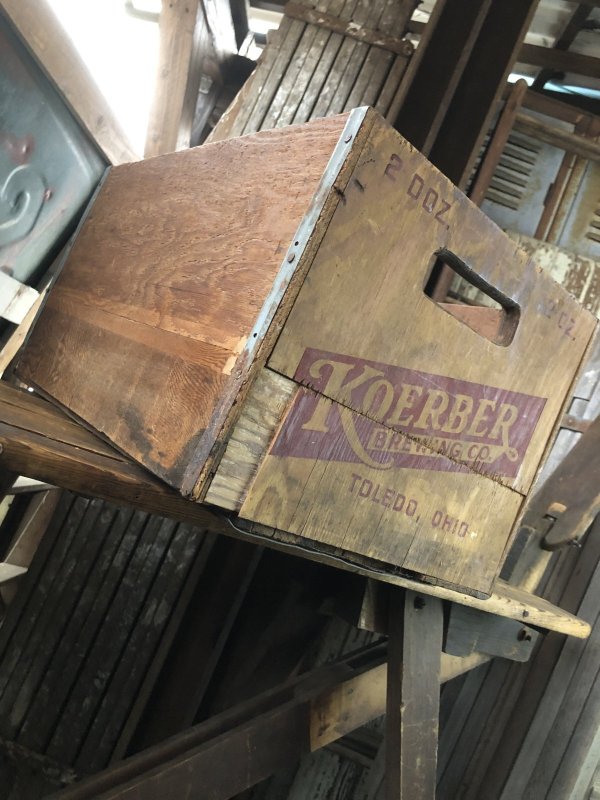 画像4: Vintage USA  Advertising Wood Box KOERBER BREWING (A094) 