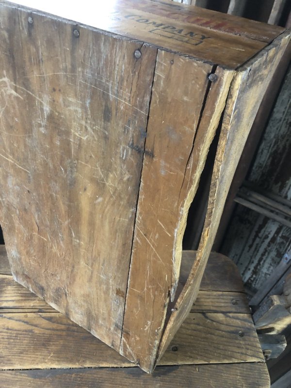 画像10: Vintage USA  Advertising Wood Box Crispo Biscuits(A093) 