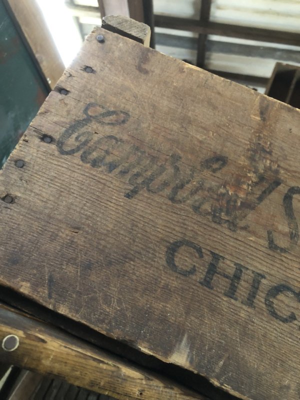 画像9: Vintage USA  Advertising Wood Box Campbell Soup Company 67 (A097) 