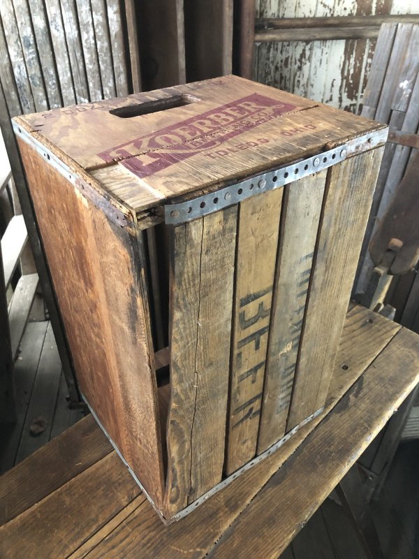 画像7: Vintage USA  Advertising Wood Box KOERBER BREWING (A094) 