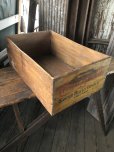 画像2: Vintage USA  Advertising Wood Box Crispo Biscuits(A093)  (2)