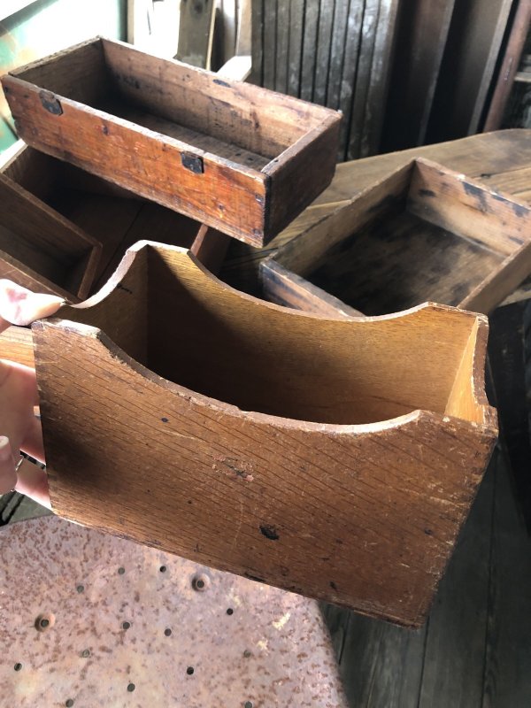 画像1: Vintage USA  Wood Box (A099) 